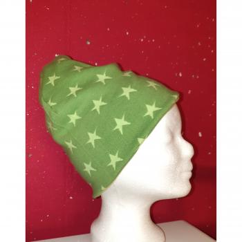 Mütze für Kinder *Sterne Grün*
